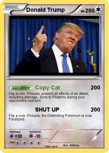 Pokemon Donald Trump