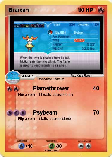 Pokemon Braixen
