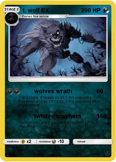 Pokemon t. wolf EX