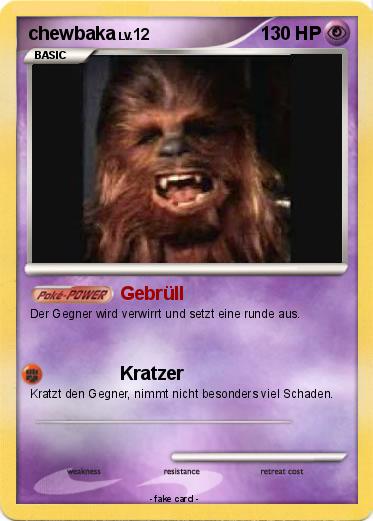 Pokemon chewbaka
