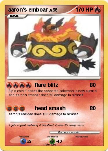 Pokemon aaron's emboar