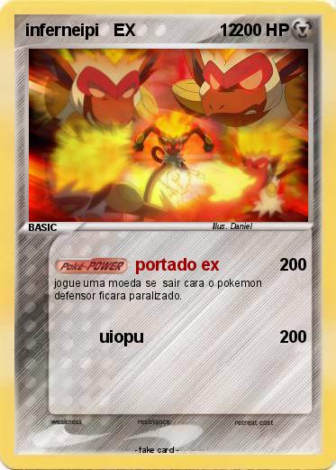 Pokemon inferneipi   EX                  12