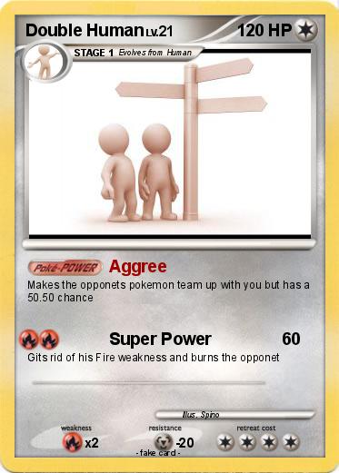 Pokemon Double Human