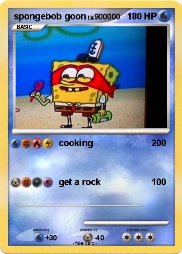 Pokemon spongebob goon