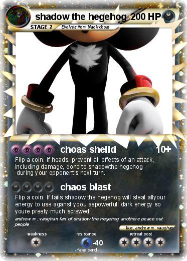 Pokemon shadow the hegehog