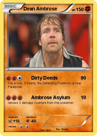 Pokemon Dean Ambrose