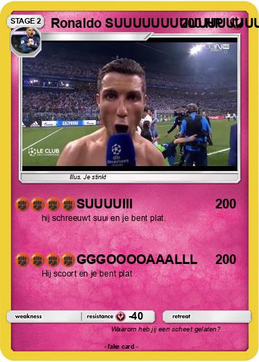 Pokemon Ronaldo SUUUUUUUUUUUUUUUUUUUUUUUUUUUUUUUUUUUUUUUUUUUU