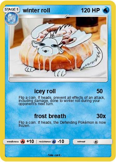Pokemon winter roll