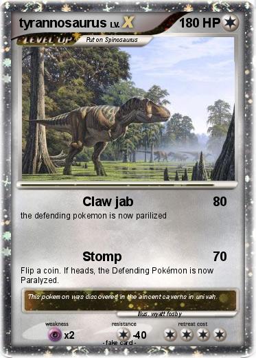 Pokemon tyrannosaurus