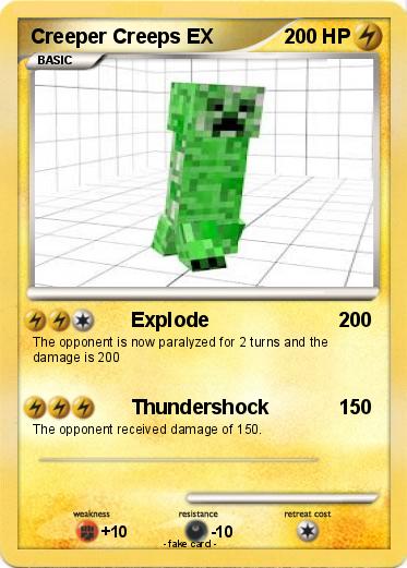 Pokemon Creeper Creeps EX