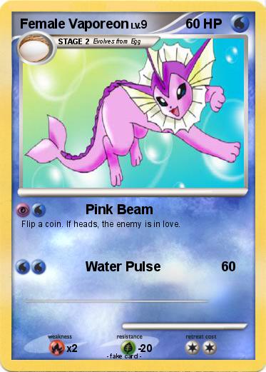 Pokemon Female Vaporeon