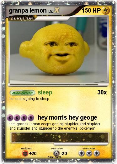 Pokemon granpa lemon