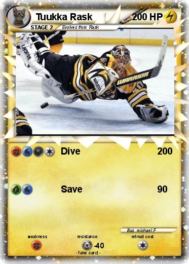 Pokemon Tuukka Rask