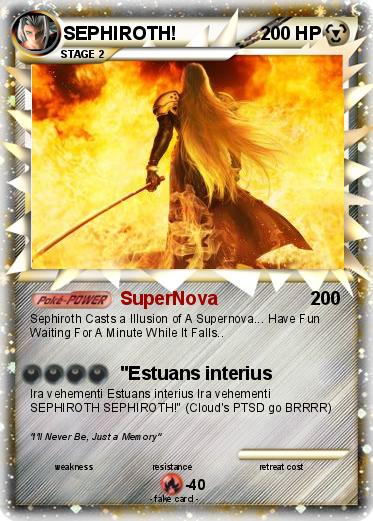 Pokemon SEPHIROTH!