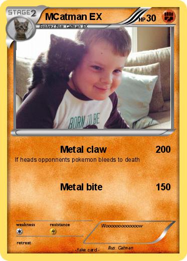 Pokemon MCatman EX