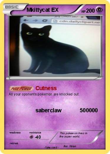 Pokemon Mkittycat EX