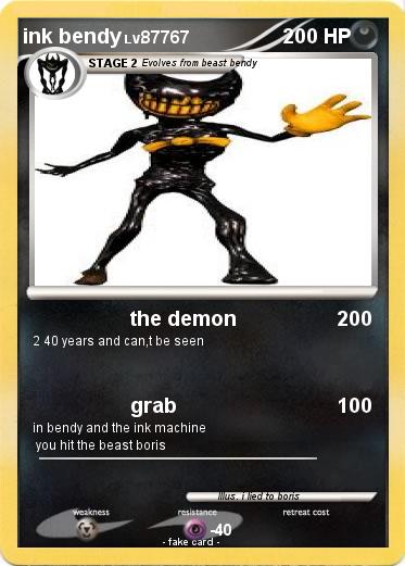 Pokemon ink bendy