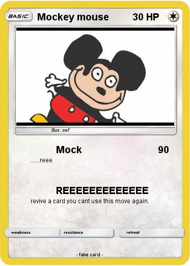Pokemon Mockey mouse
