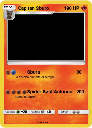 Pokemon Capitan Sburo