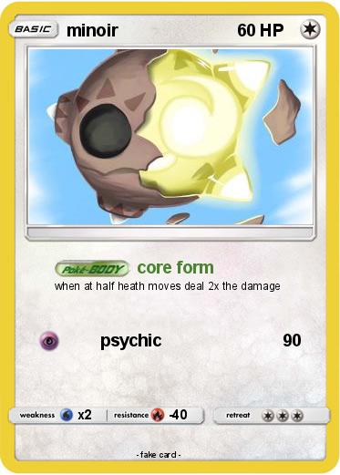 Pokemon minoir