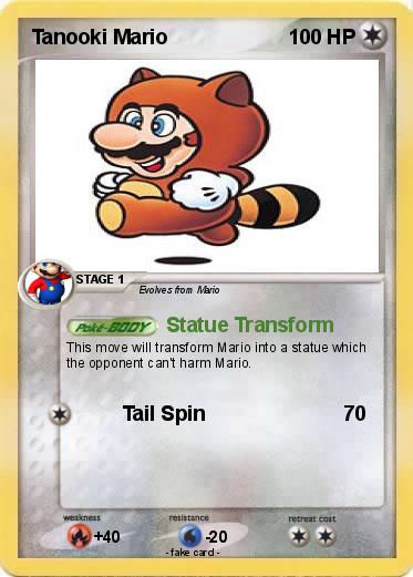 Pokemon Tanooki Mario