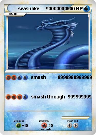 Pokemon seasnake     90000000000