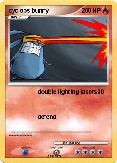 Pokemon cyclops bunny