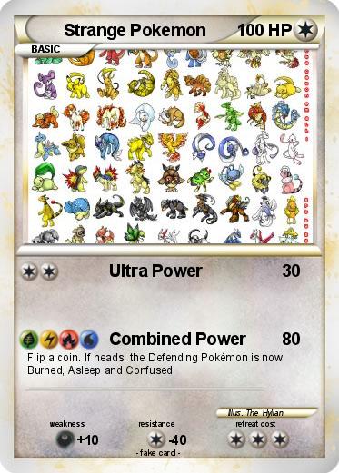 Pokemon Strange Pokemon