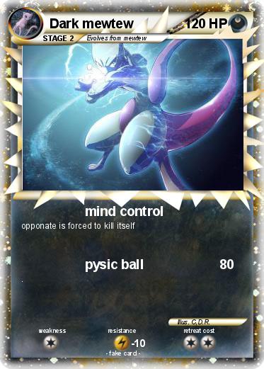 Pokemon Dark mewtew