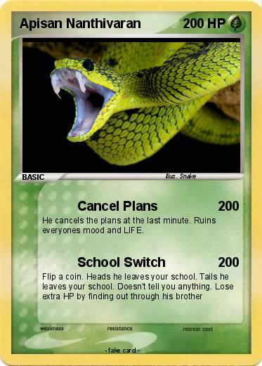 Pokemon Apisan Nanthivaran