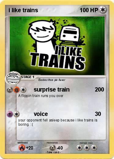 Pokemon i like trains