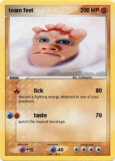 Pokemon team feet