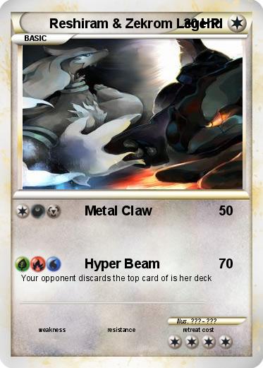 Pokemon Reshiram & Zekrom Legend