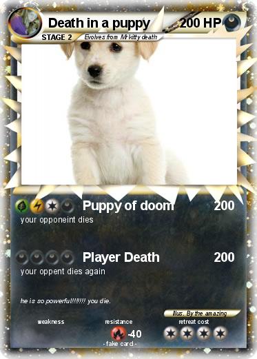 Pokemon Death in a puppy