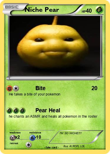Pokemon Niche Pear