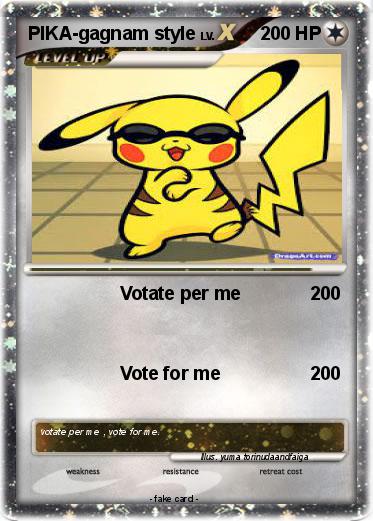 Pokemon PIKA-gagnam style