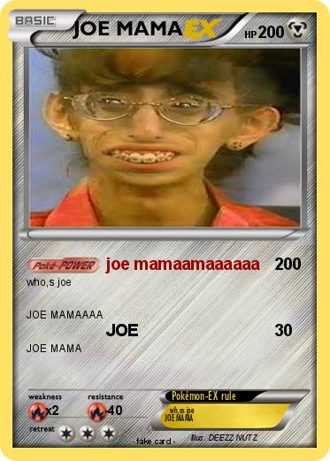 Pokemon JOE MAMA