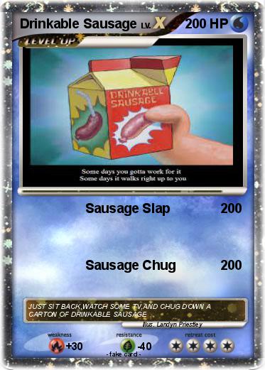 Pokemon Drinkable Sausage