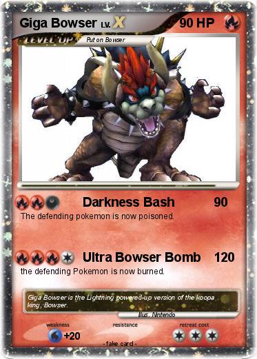 Pokemon Giga Bowser