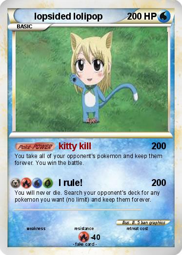Pokemon lopsided lolipop