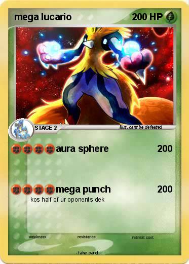Pokemon mega lucario