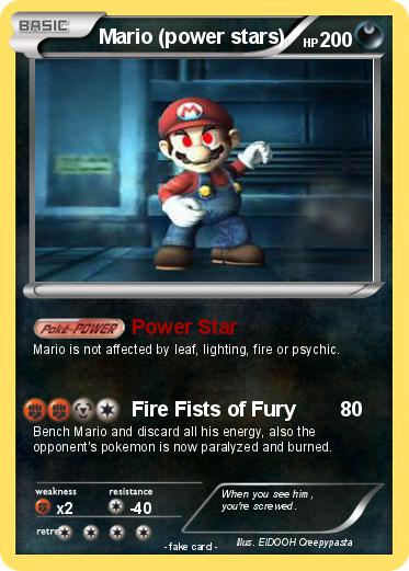 Pokemon Mario (power stars)