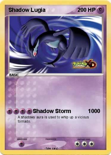 Pokemon Shadow Lugia