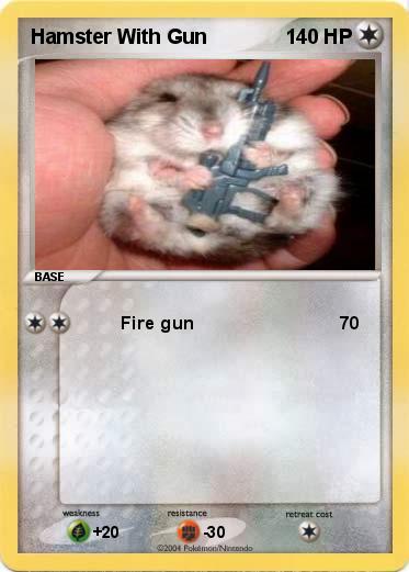 Pokemon Hamster With Gun