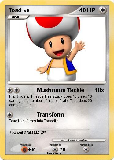 Pokemon Toad Pokemon Toad