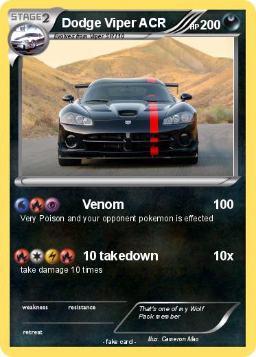 Pokemon Dodge Viper ACR