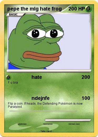 Pokemon pepe the mlg hate frog