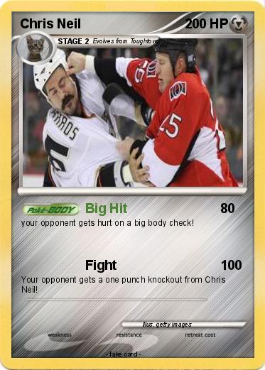 Pokemon Chris Neil