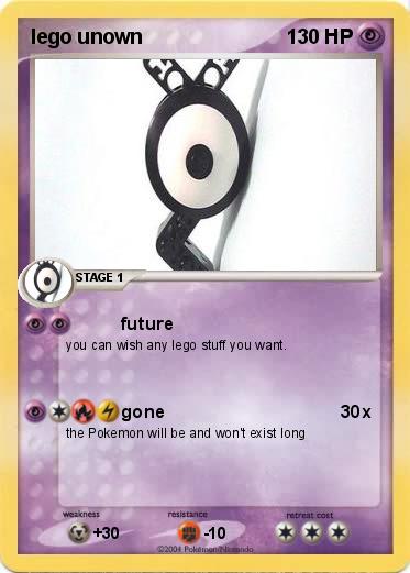Pokemon lego unown