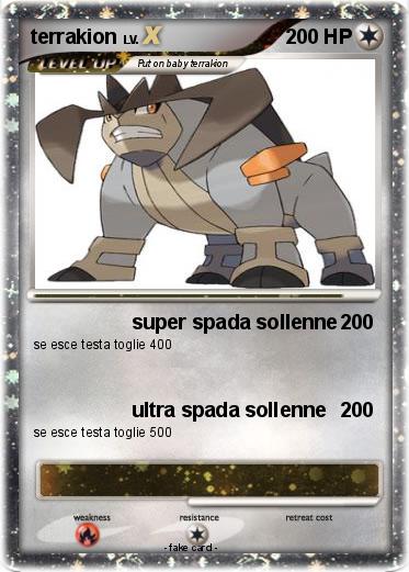 Pokemon terrakion